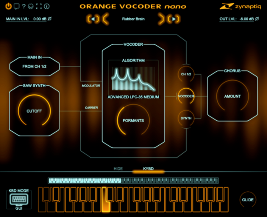 Zynaptiq Orange Vocoder Nano